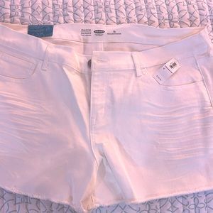 White old navy shorts